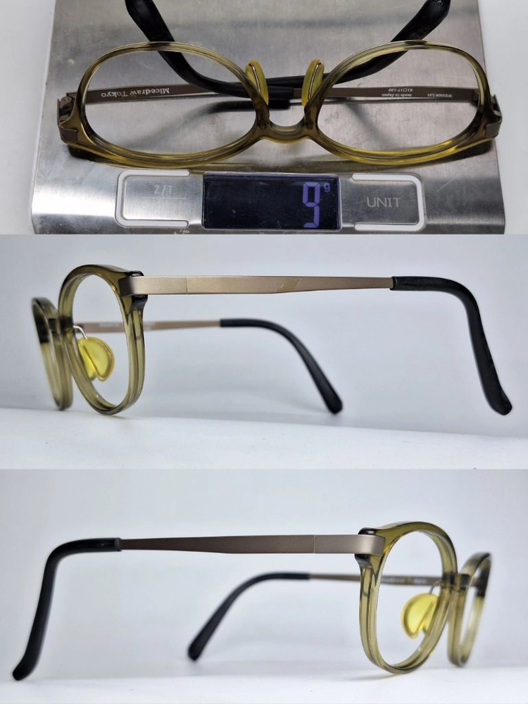 MICEDRAW TOKYO WE5506 L31 일본제 일제 티타늄 안경 51mm 콤비네이션 여성용 일본 빈티지 패션 이미지