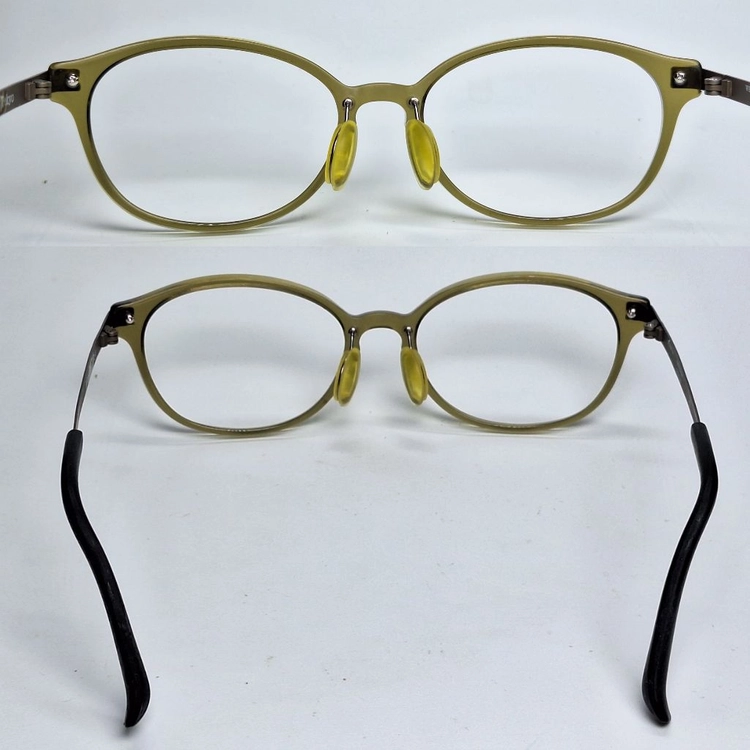 MICEDRAW TOKYO WE5506 L31 일본제 일제 티타늄 안경 51mm 콤비네이션 여성용 일본 빈티지 패션 이미지
