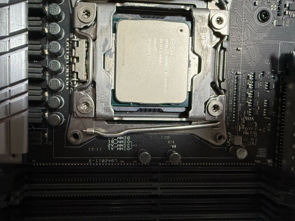 asus x99 aii 메인보드 e5 2620v3, ram 8gb 이미지