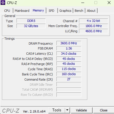 킹뱅크 DDR5 7200MHz 32GB(16*2) 이미지