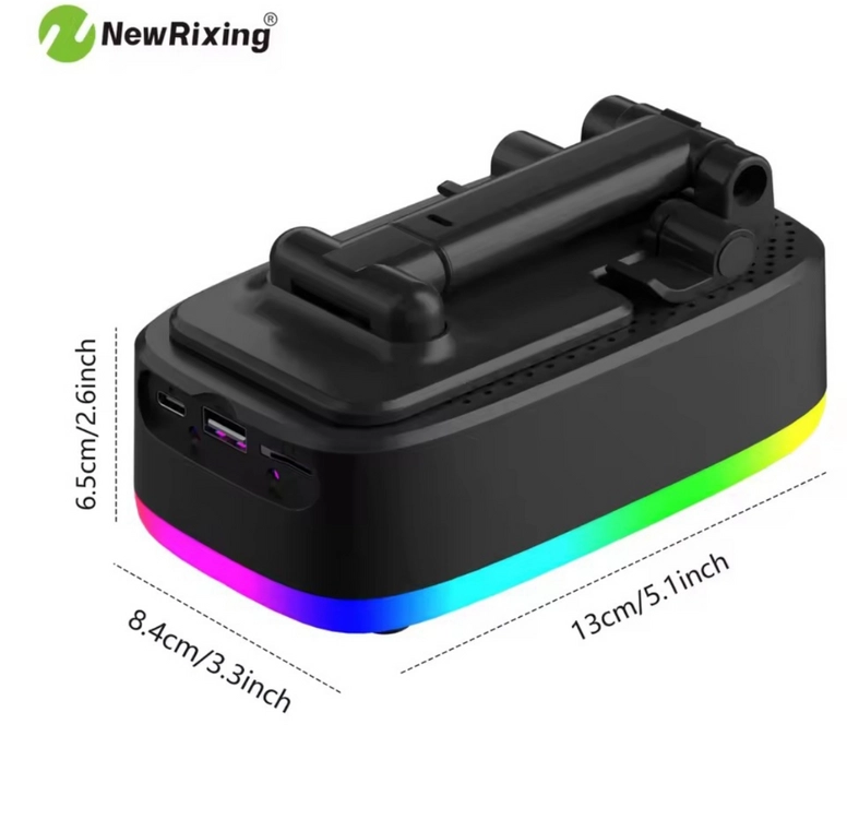 (새상품)블루투스 스피커 휴대폰 거치대 rgb 조명 이미지