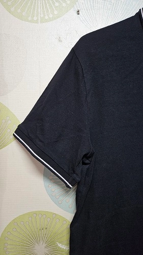 아르마니 익스체인지 남성 반집업 폴로 티셔츠 이미지