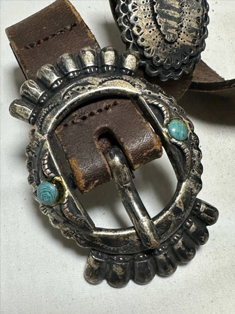 희귀탬 나바호 스타일 콘초 벨트 Concho Belt 이미지