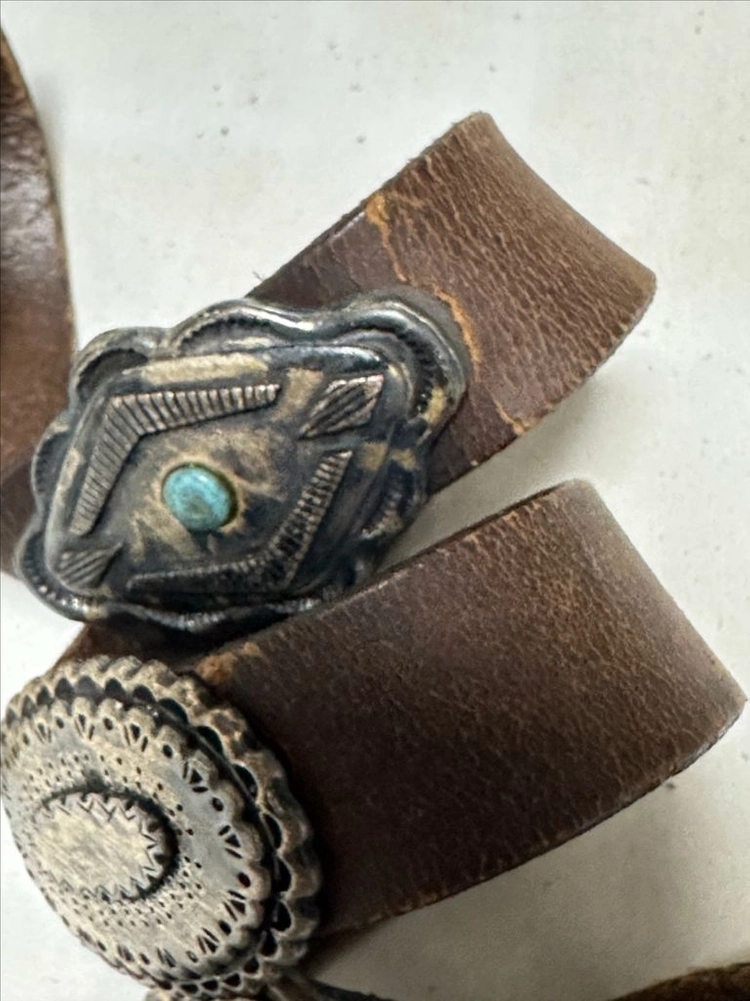 희귀탬 나바호 스타일 콘초 벨트 Concho Belt 이미지