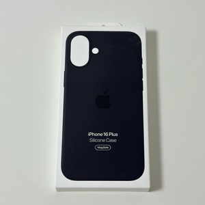 [애플 정품, 미개봉 새상품] 맥세이프형 iPhone 16 Plus 실리콘 케이스 블랙 MagSafe형 이미지