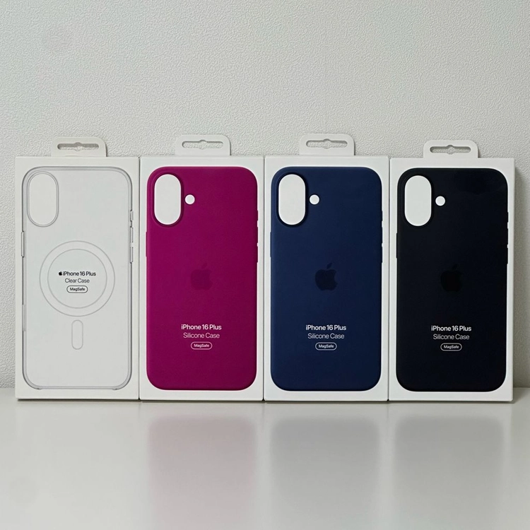 [애플 정품] 맥세이프형 iPhone 16 Plus 실리콘 케이스 데님 MagSafe형 이미지