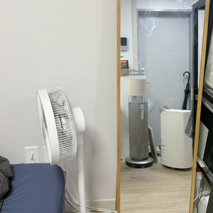 MUJI 무인양품 고무나무 전신거울 이미지