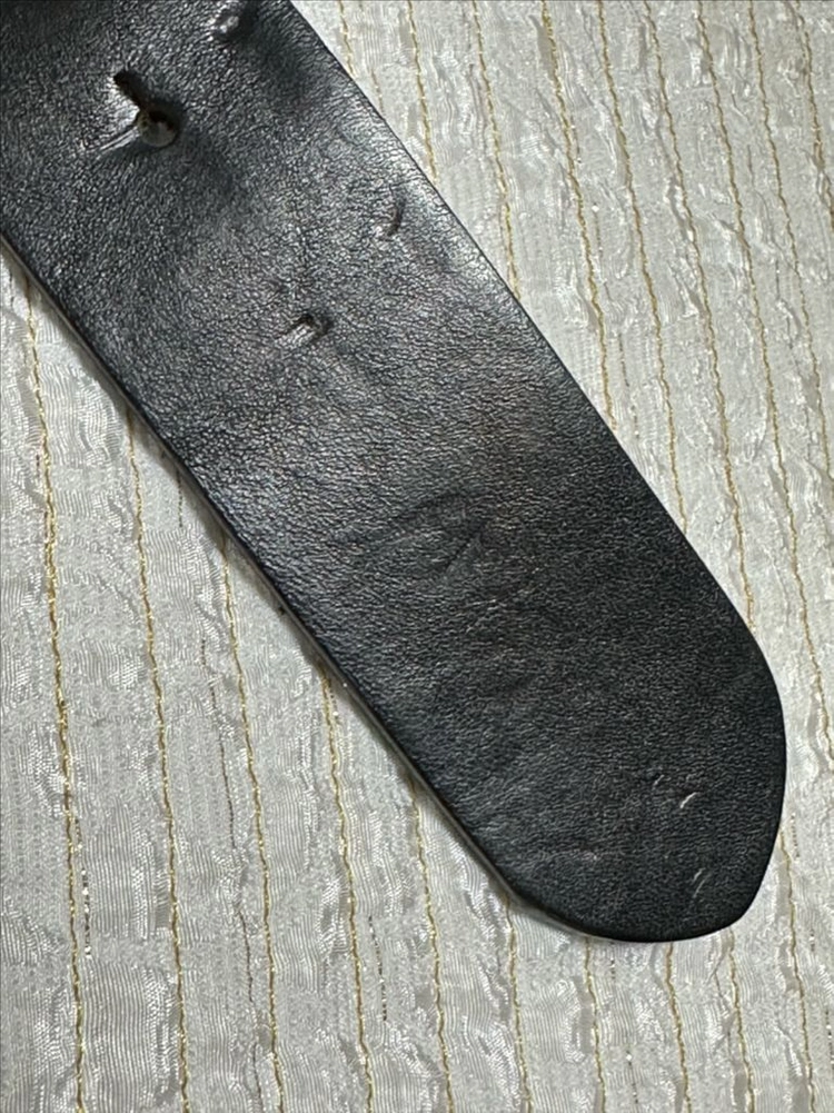 돌체앤가바나 빈티지 메탈 버클 소가죽 빈티지 벨트 이미지