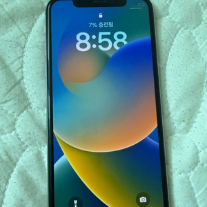 아이폰 x실버 256GB 이미지