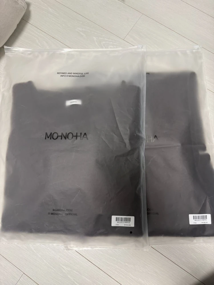 모노하 니트 세트 브라운 새상품 이미지