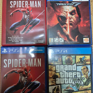 PS4 플스4 스파이더맨 철권7 GTA5 이미지