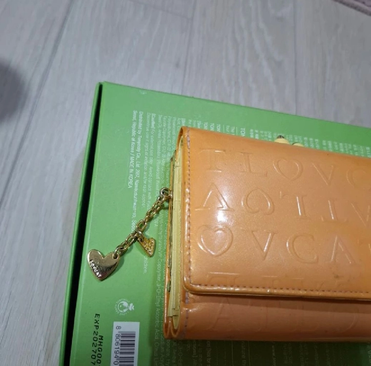 LOvCAT러브캣 반지갑 가죽 이미지