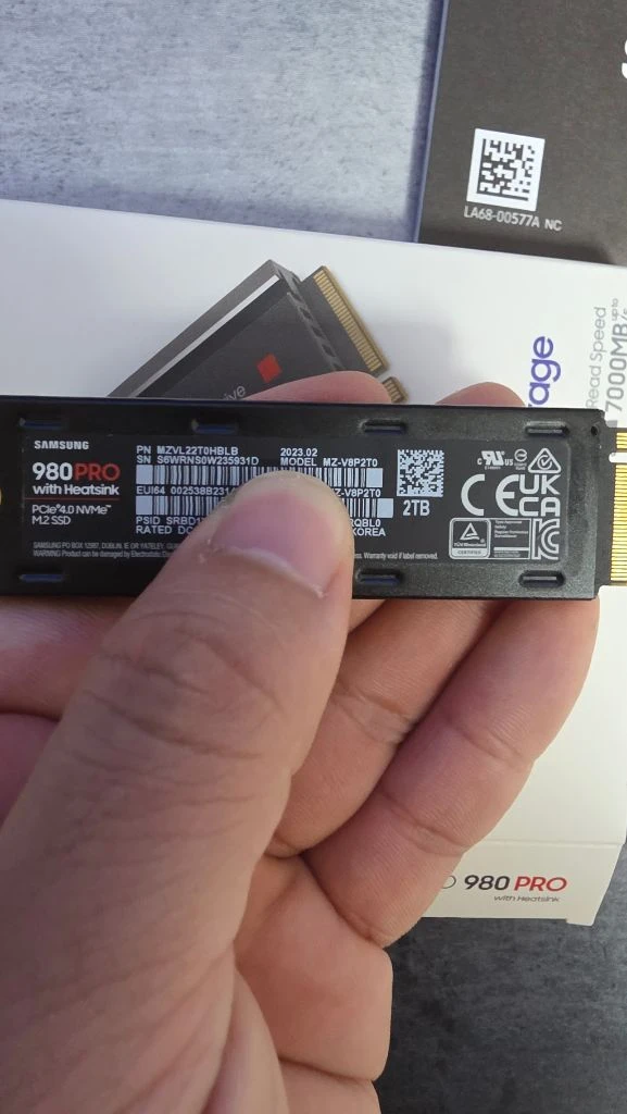 [사기꾼접근금지]삼성 SSD 980 PRO 히트싱크 M.2 NVMe 2TB 이미지