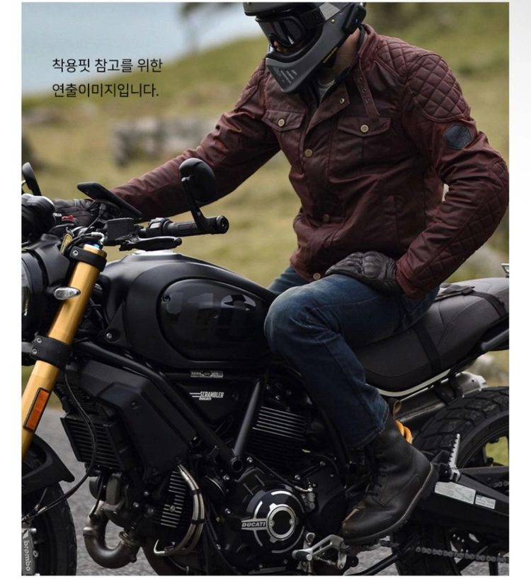 옥스포드 홀웰 왁스드 바이크 자켓 이미지