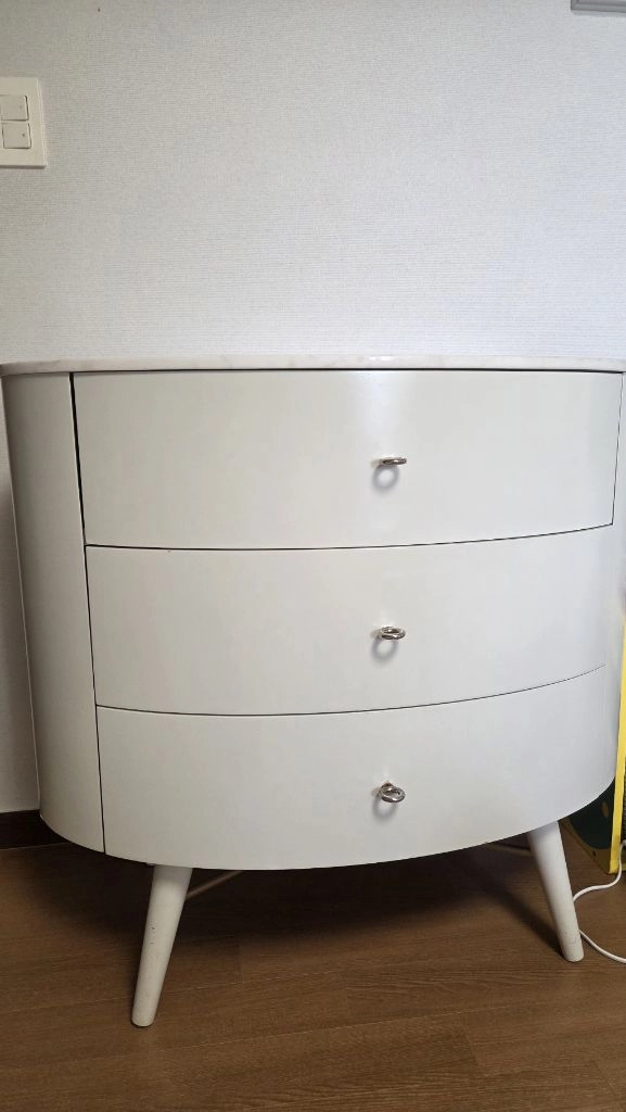 West elm 대리석 협탁 테이블 서랍장 이미지