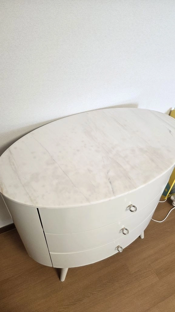 West elm 대리석 협탁 테이블 서랍장 이미지