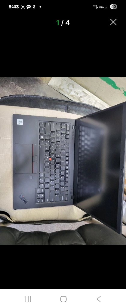 레노버 ThinkPad X1 Carbon 7세대 i5 노트북 이미지