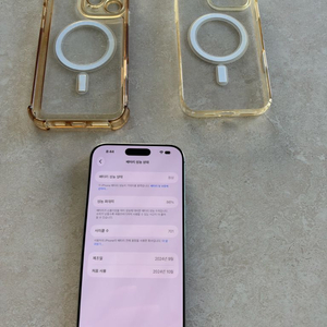 애플 아이폰 16프로맥스 256GB 실버 맥세이프 케이스 포함 iPhone 16 Pro Max 256G 이미지