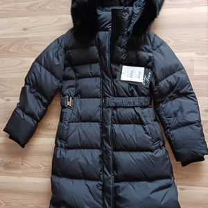 Kenneth lady 폭스퍼 벨트 롱패딩 블랙 55~66 이미지