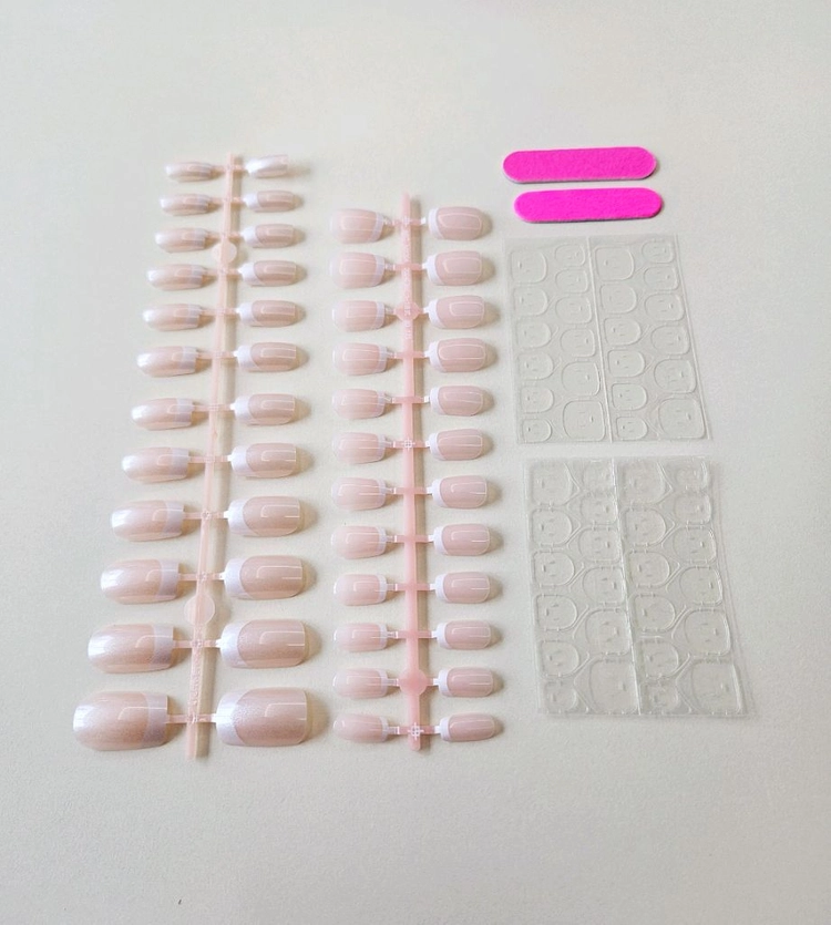 누드컬러 네일 아트팁 네일팁 인조손톱 이미지