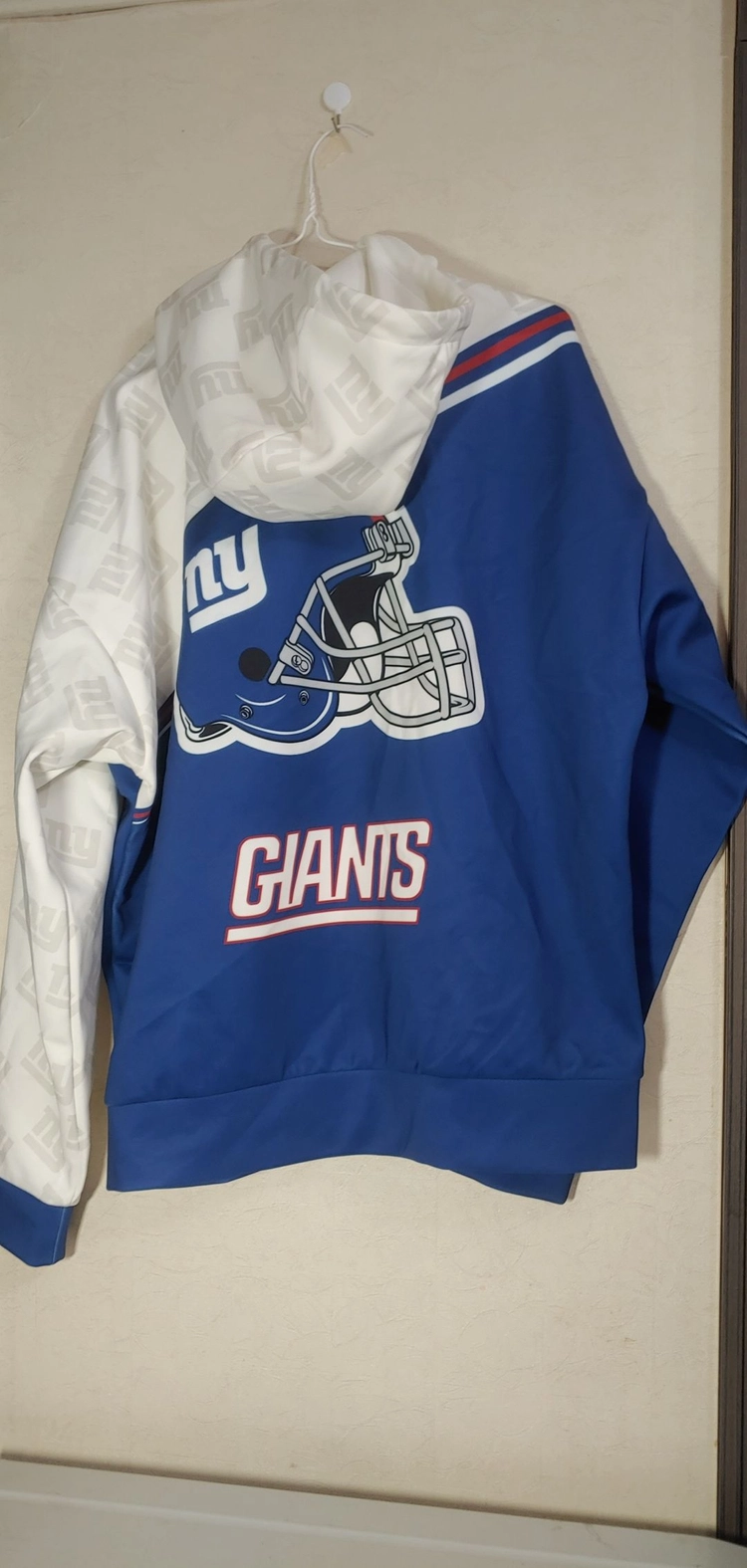 NFL 뉴욕 자이언츠 후드티 집업 100 이미지