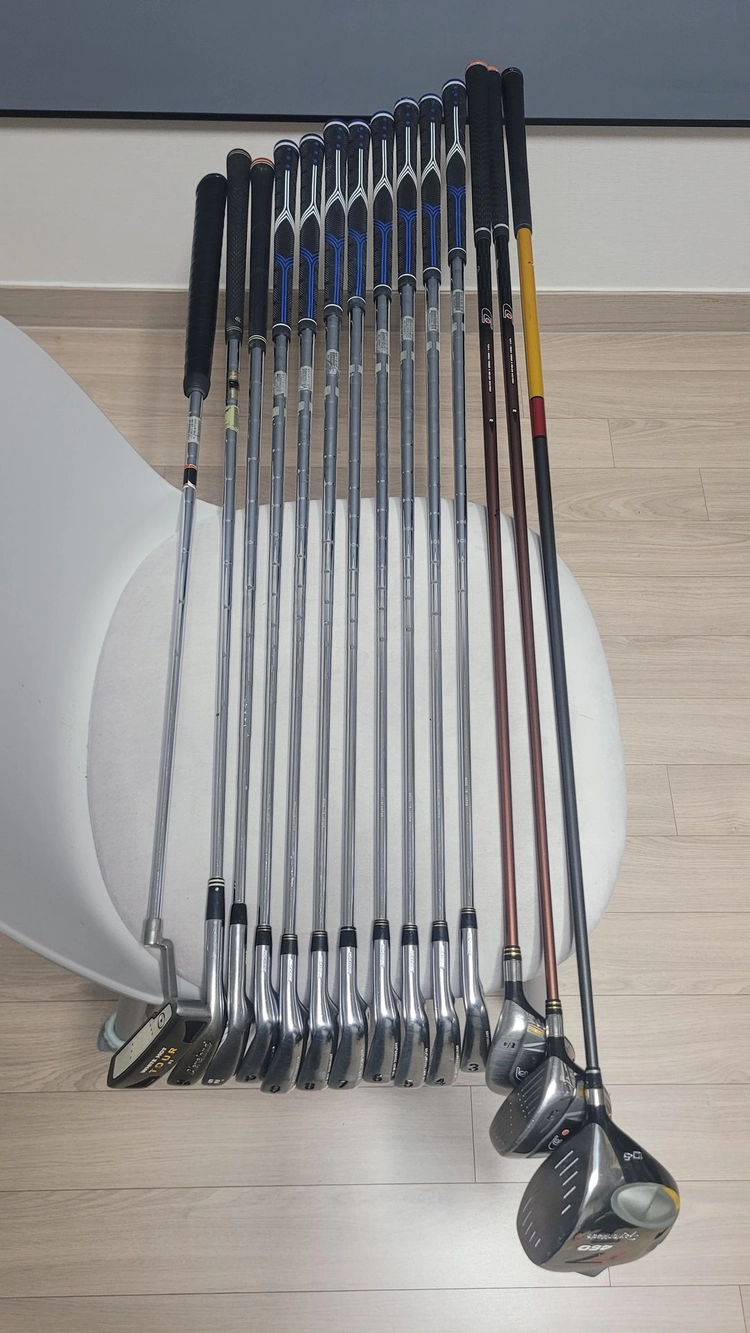 테메 R7 10.5도, 다이와 3번15도 4번 23도 R, X-BLADE GR R 3-P, 화이트핫 34인치, 볼빅 이미지