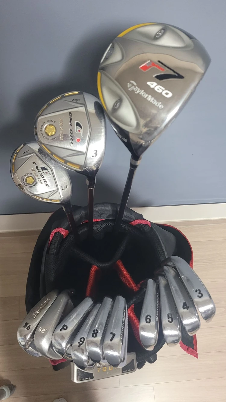 테메 R7 10.5도, 다이와 3번15도 4번 23도 R, X-BLADE GR R 3-P, 화이트핫 34인치, 볼빅 이미지