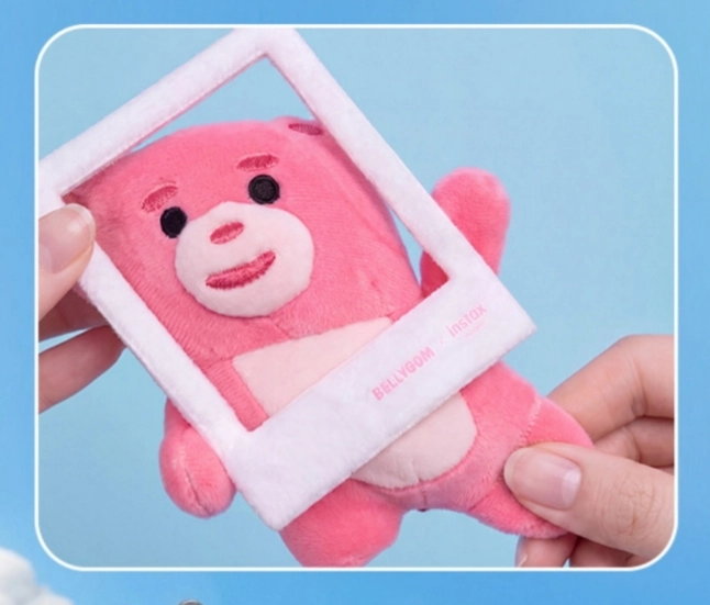 [정품][새상품] 벨리곰 말랑이 키링 인스탁스 미니 콜라보 이미지