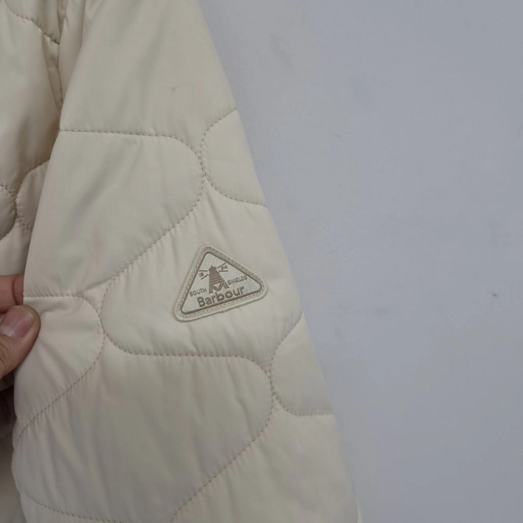 바버 BARBOUR 레일라니 퀼팅 자켓 아이보리 UK10 이미지