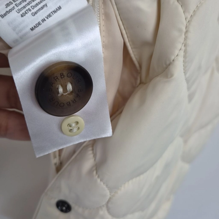 바버 BARBOUR 레일라니 퀼팅 자켓 아이보리 UK10 이미지