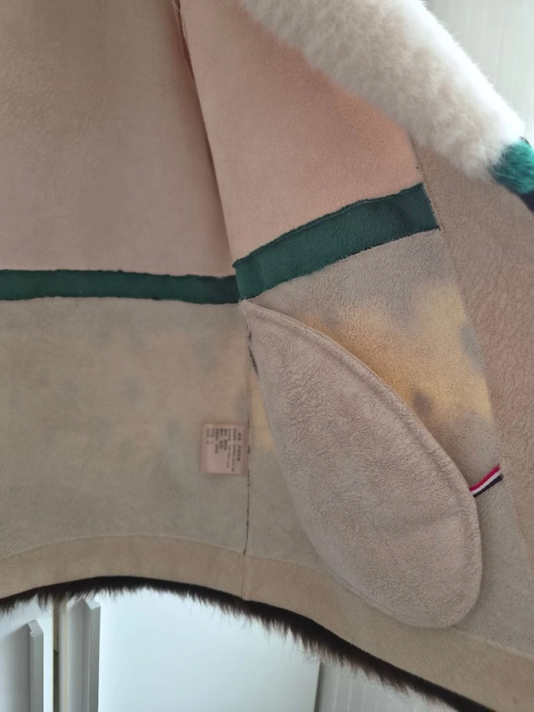아이보리 에코 퍼 밍크 자켓 이미지