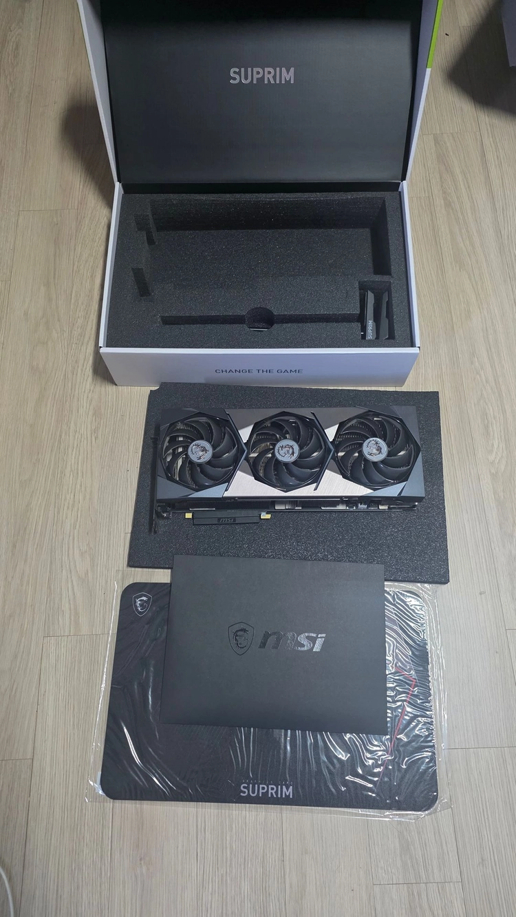 RTX 3080 MSI SUPRIM X 10기가 이미지