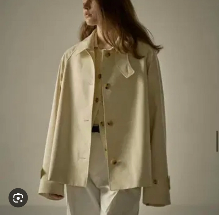 파사드패턴 FACADE PATTERN 코튼100 크림 숏자켓 S 이미지