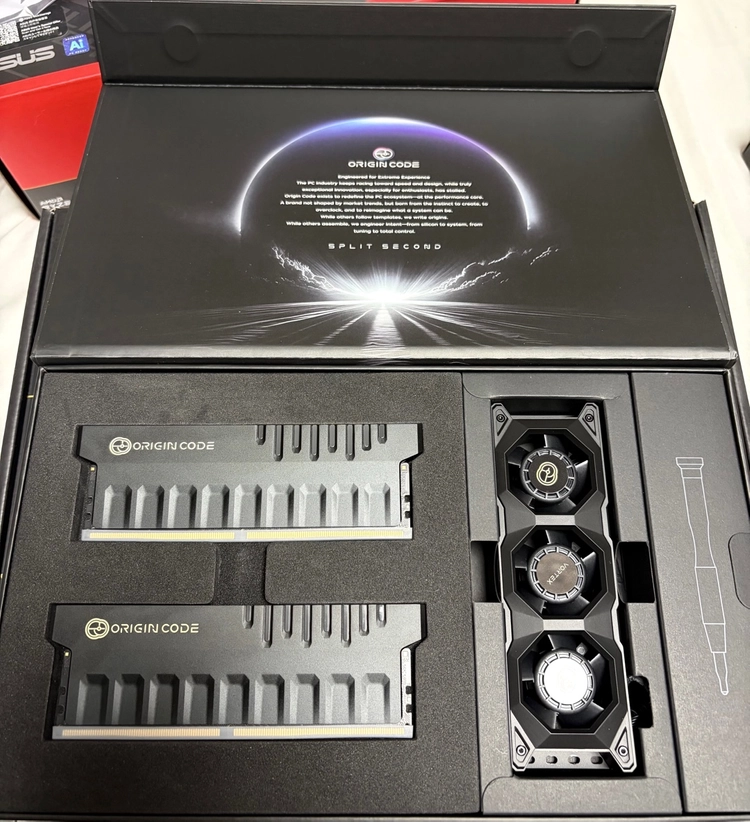 DDR5 6000 CL26 96GB Origin Code VORTEX RGB 이미지