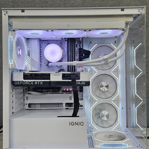 [화이트 감성 고성능 게이밍 PC] 라이젠 7800X3D + RTX 4070 SUPER 조합 완벽 세팅 이미지