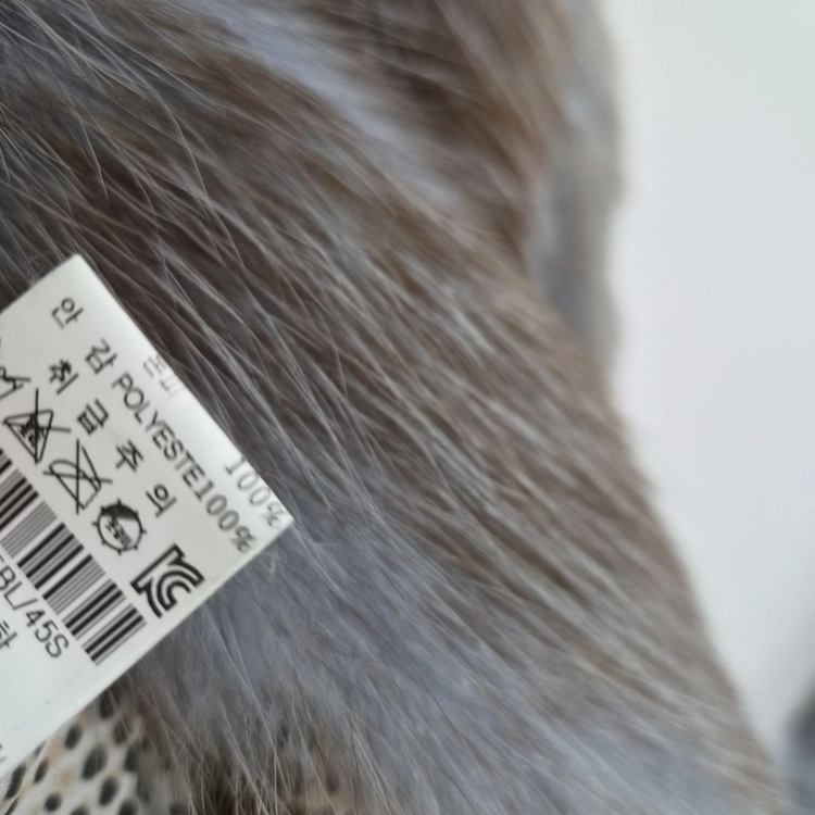 DS FURS 디에스퍼스 폭스퍼 100% 리얼퍼 자켓 블루그레이 55~66 이미지