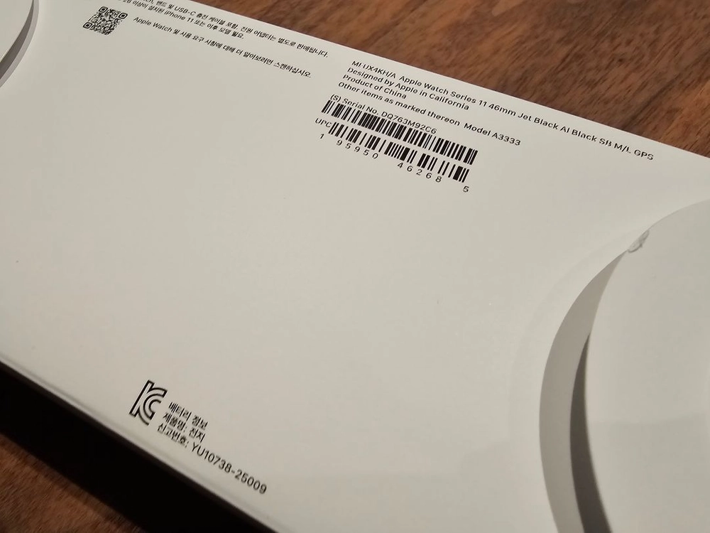 [S급/풀박스] 애플워치11 46mm 제트블랙 GPS 이미지