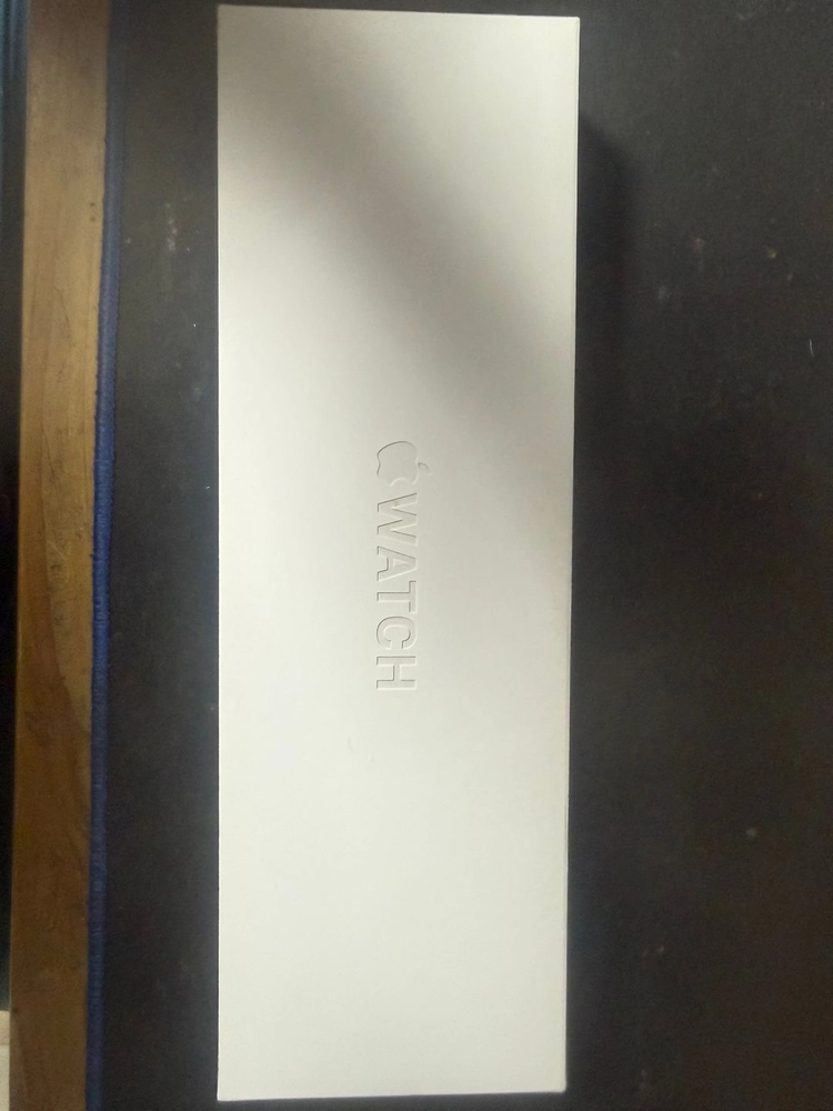 애플워치 10 셀룰러 46mm 실버 알루미늄케이스, 데님 스포츠밴드 이미지