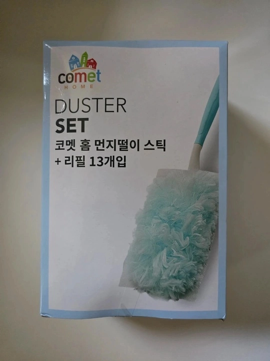 코멧 홈 먼지떨이 스틱 + 리필 13개입 새상품 이미지