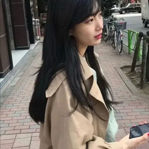 Akro 아크로 수지 셔링 후드 트렌치 코트 아이보리 ivory 이미지