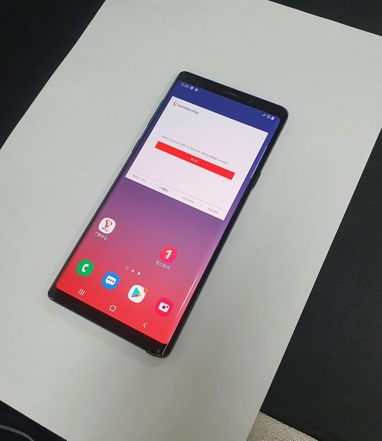 갤럭시노트9 128GB 블랙 SK 기능정상 중고폰 216170 이미지