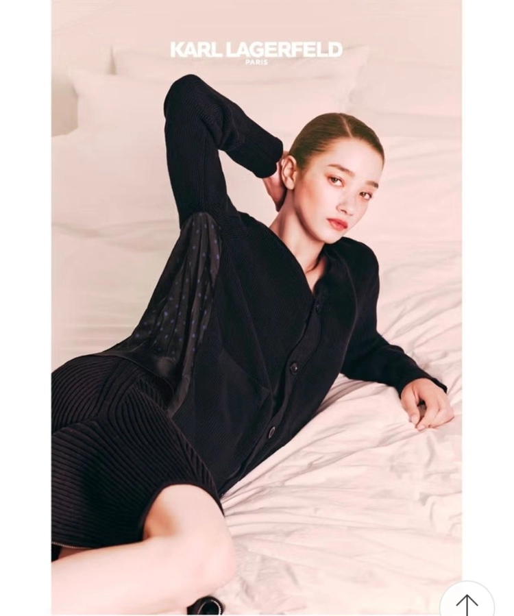 칼라거펠트 플리츠가디건 55~66 이미지
