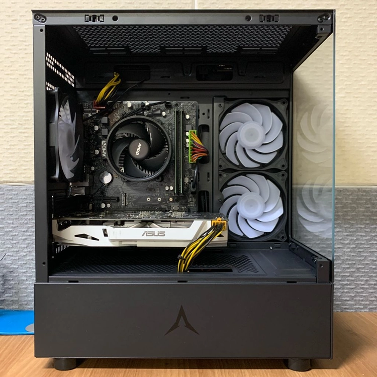 라이젠5600 GTX1060 컴퓨터 본체 PC 이미지
