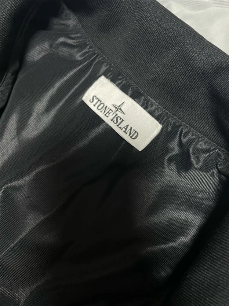 [xxl] 26ss 스톤아일랜드 크링클랩스 바람막이 자켓 블랙 이미지
