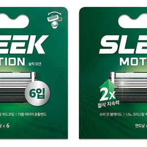 미개봉 도루코 슬릭 모션 면도날 6개 2팩 일괄 배송비포함 25000원 팝니다. 이미지
