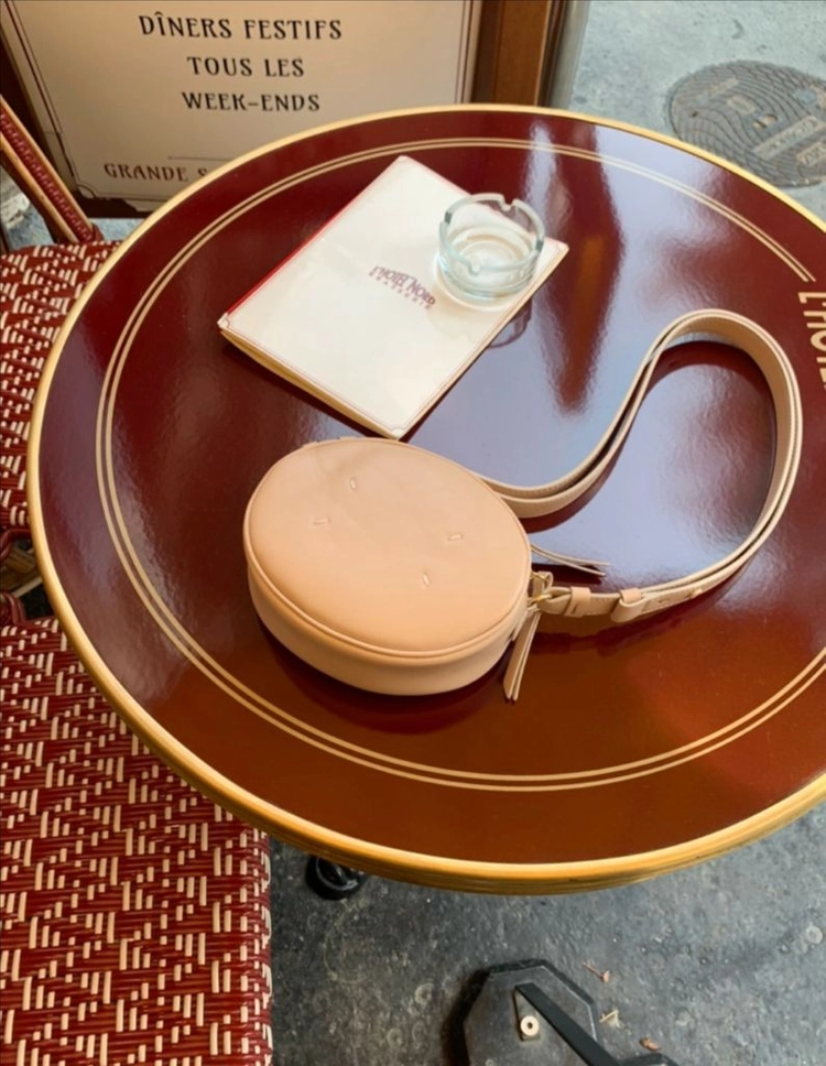 메종 마르지엘라 타비 탬버린백 로즈파우더 이미지