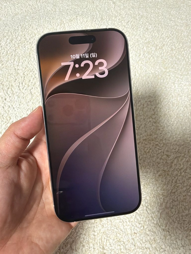 [무음폰/대구/안심결제] 아이폰 iPhone 16 Pro, White Titanium, 128GB+케이스티파이 케이 이미지