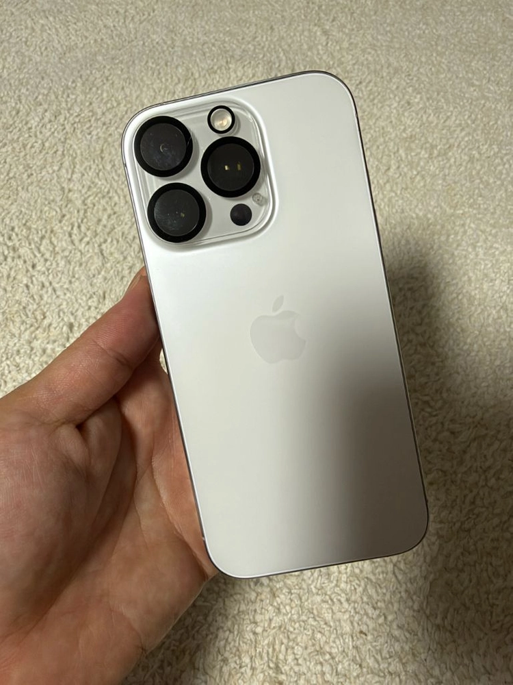 [무음폰/대구/안심결제] 아이폰 iPhone 16 Pro, White Titanium, 128GB+케이스티파이 케이 이미지