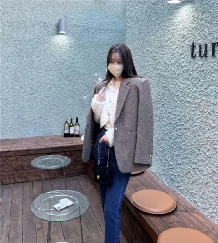 영국정식수입원단 정품 살롱드 해리스 트위드 자켓 m 러브미우 시에 오르 미닛뮤트 타낫 모노하 리본빛 이미지