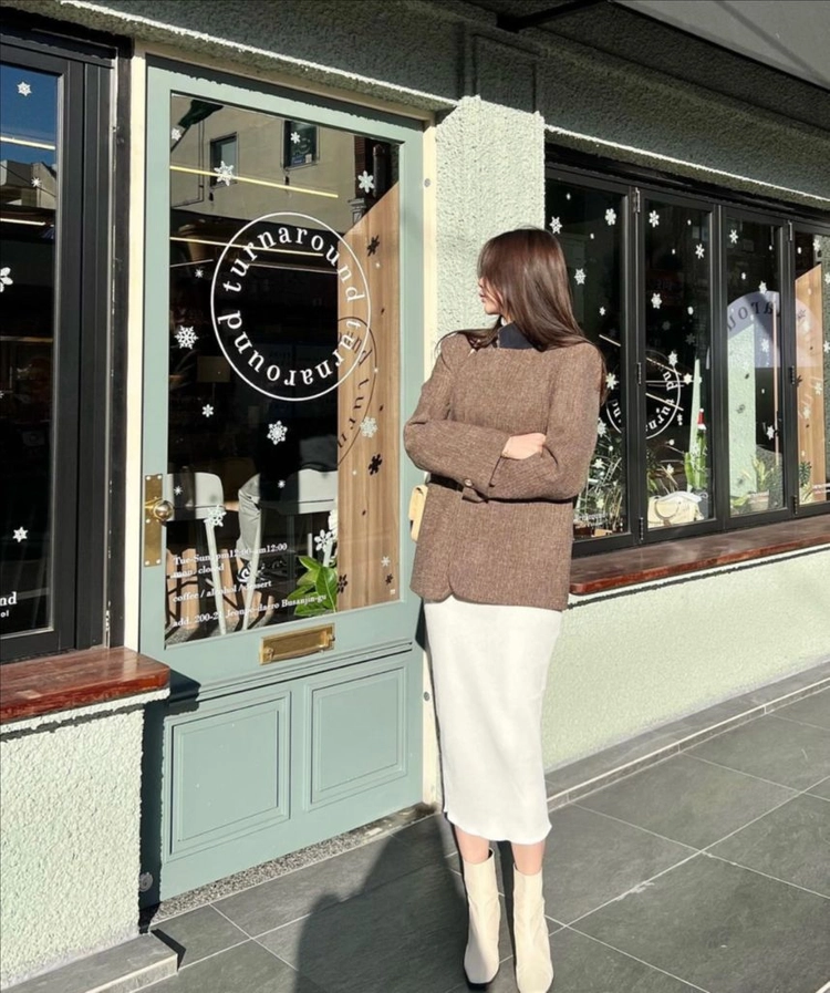 영국정식수입원단 정품 살롱드 해리스 트위드 자켓 m 러브미우 시에 오르 미닛뮤트 타낫 모노하 리본빛 이미지